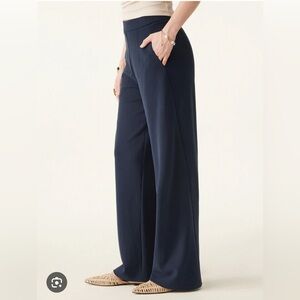 NWT OGL Move Mid Rise Pull-on Wide Leg Easy Pant with Pockets